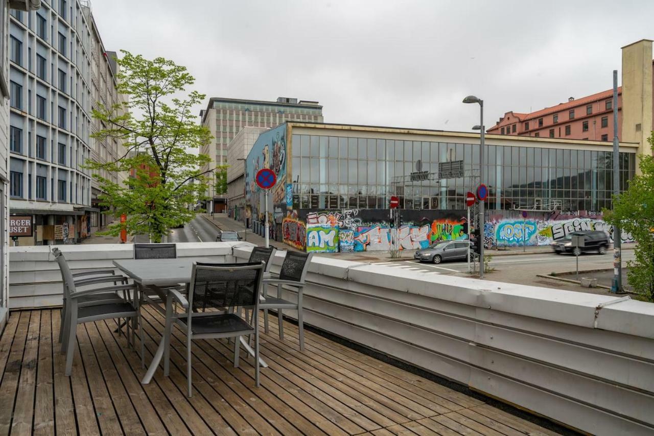 Amazing, Central House With Big Private Balcony Bergen Exterior foto